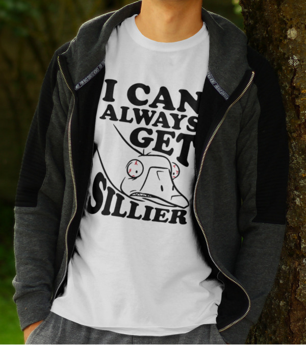 I Can Always Get Sillier Silly Frog With Red Eyes T-Shirt