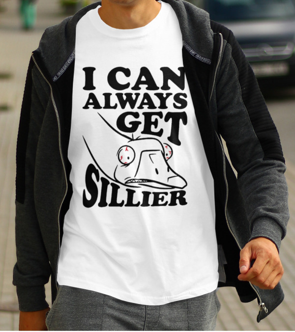I Can Always Get Sillier Silly Frog With Red Eyes T-Shirt