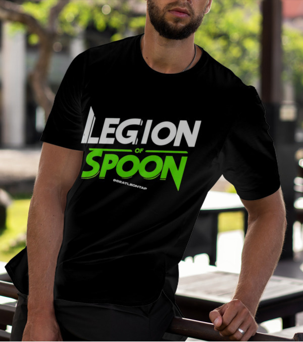 Legion Of Spoon Seattle On Tap Football T-Shirt