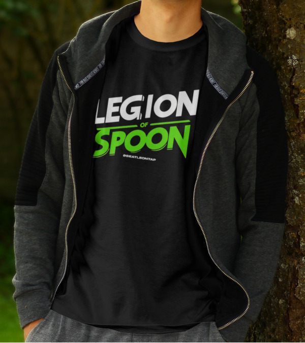 Legion Of Spoon Seattle On Tap Football T-Shirt