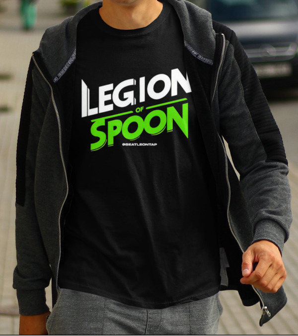 Legion Of Spoon Seattle On Tap Football T-Shirt