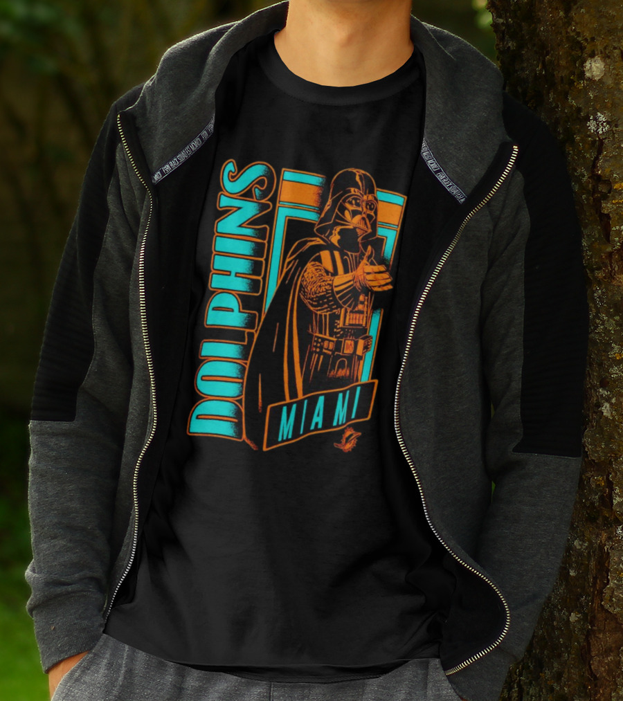 Miami Dolphins Darth Vader Adventure T-Shirt
