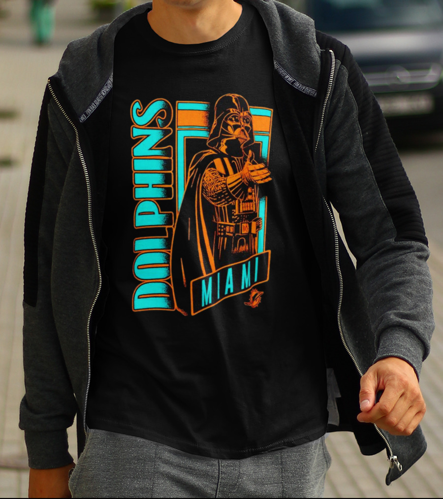 Miami Dolphins Darth Vader Adventure T-Shirt