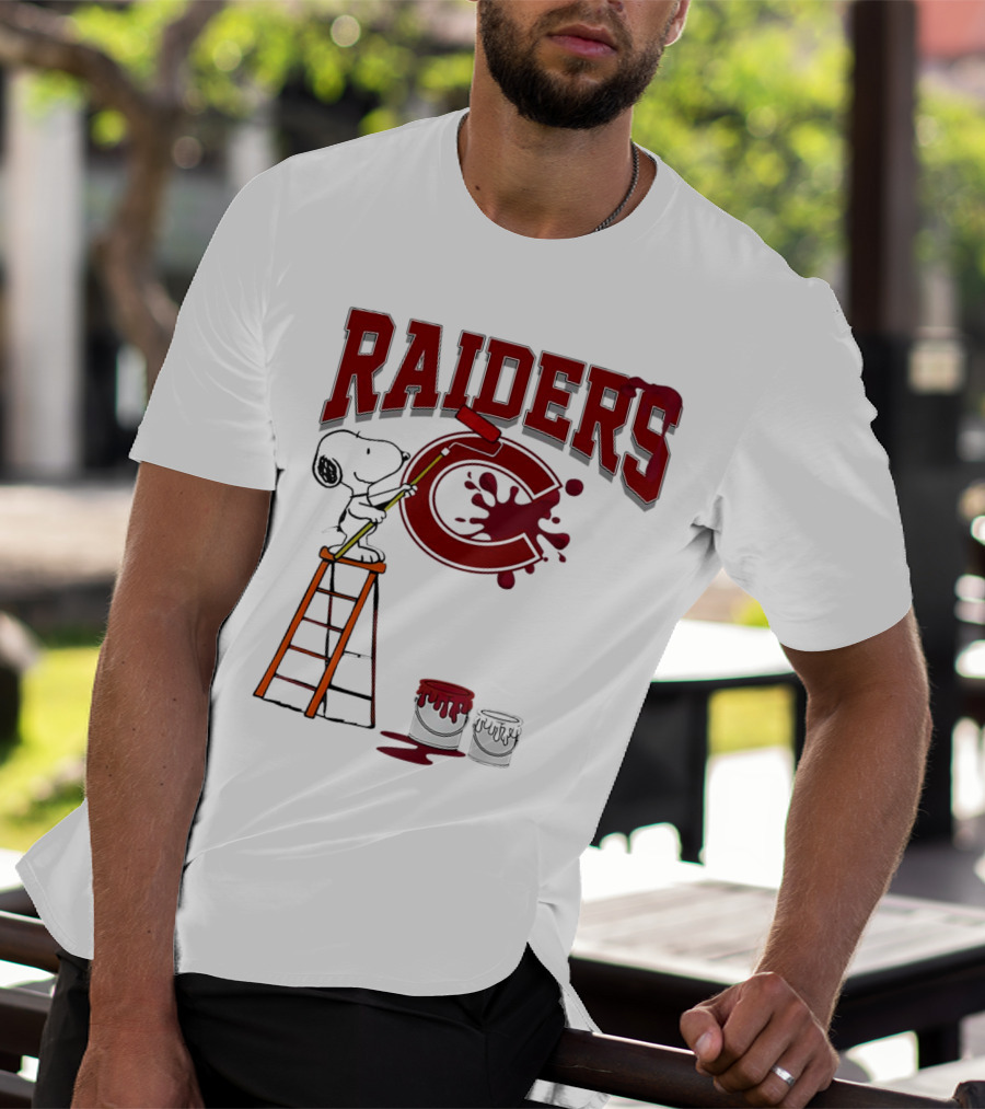 Snoopy Painting Colgate Raiders T-Shirt