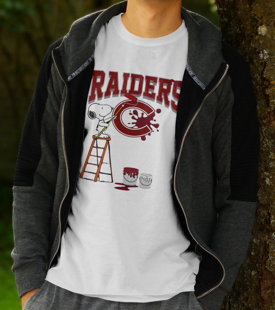 Snoopy Painting Colgate Raiders T-Shirt