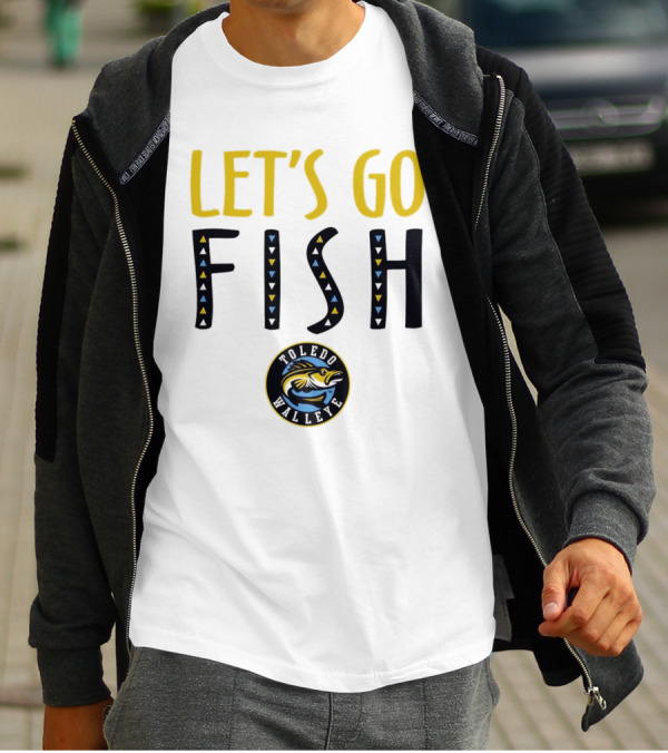 Toledo Walleye Let's Go Fish Hockey T-Shirt