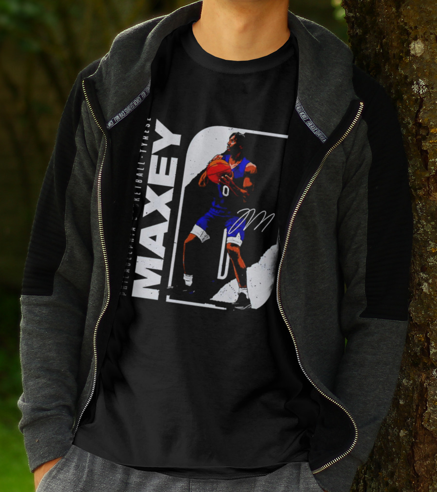 Philadelphia Basketball Tyrese Maxey T-Shirt