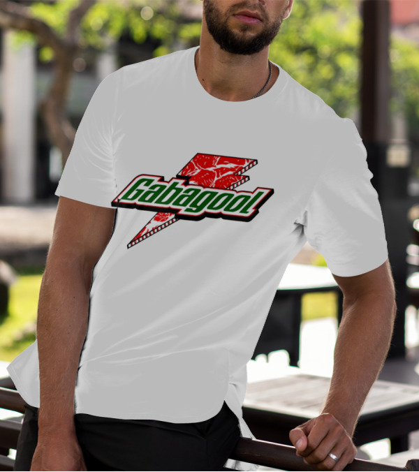 Gabagool Meat Lightning Bolt Red Green T-Shirt
