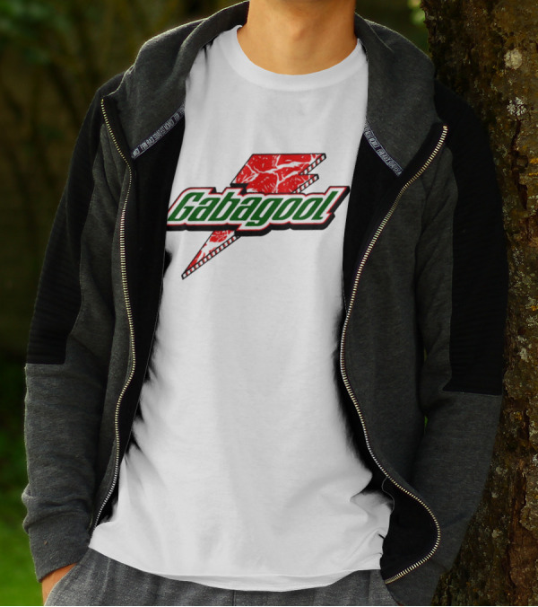 Gabagool Meat Lightning Bolt Red Green T-Shirt