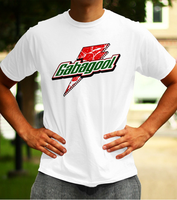 Gabagool Meat Lightning Bolt Red Green T-Shirt