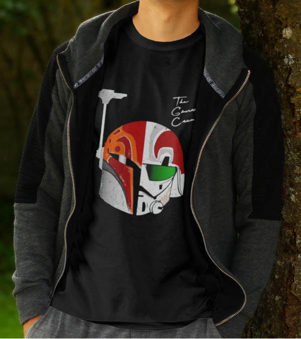 The Ghost Crew Sabine Wren And Ezra Bridger Helmet T-Shirt