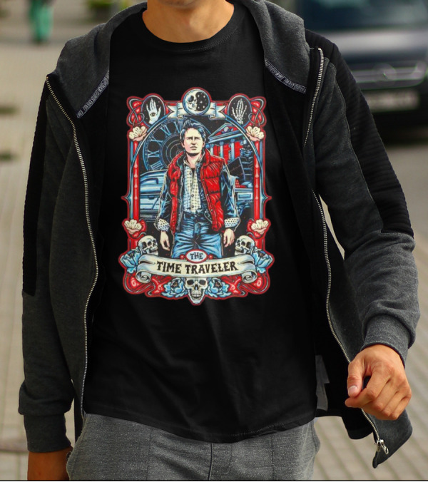 Back To The Future Retro Time Traveler T-Shirt