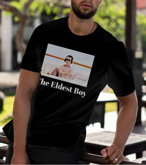 Kendall Roy Succession The Eldest Boy Sitting On Yacht With Headphones T-Shirt