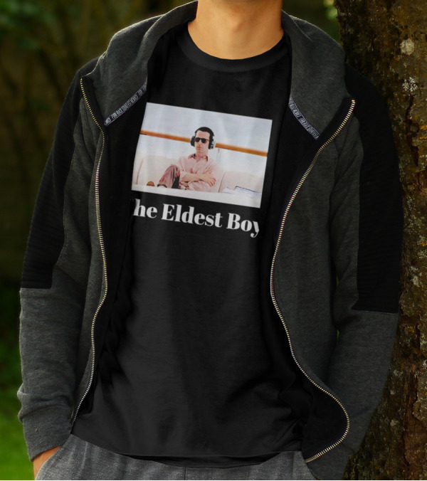 Kendall Roy Succession The Eldest Boy Sitting On Yacht With Headphones T-Shirt