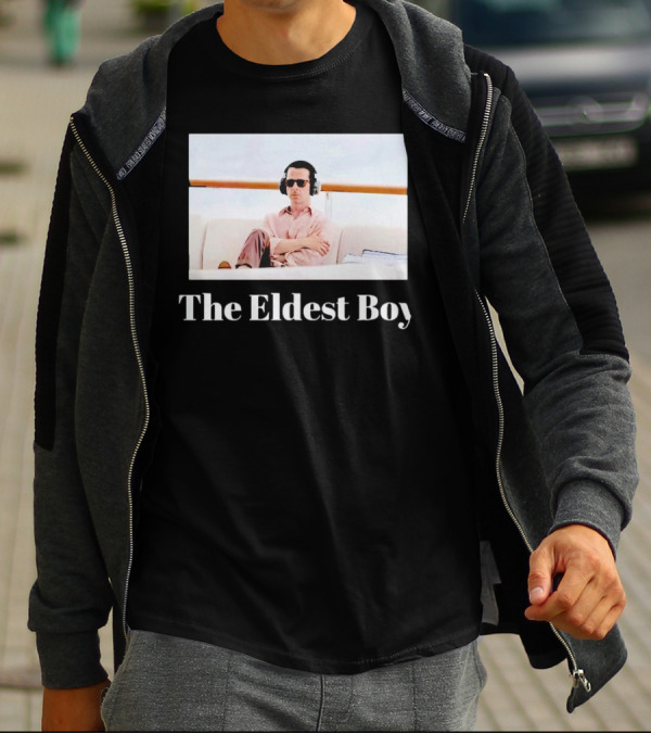 Kendall Roy Succession The Eldest Boy Sitting On Yacht With Headphones T-Shirt