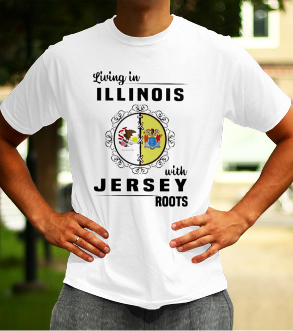 Illinois Pride With New Jersey Heritage T-Shirt