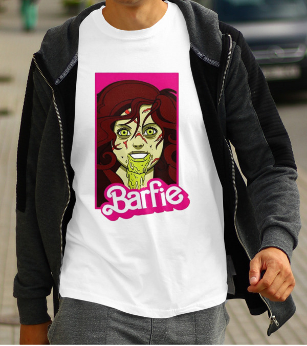 Barfie Ladies Barbie Halloween Zombie T-Shirt