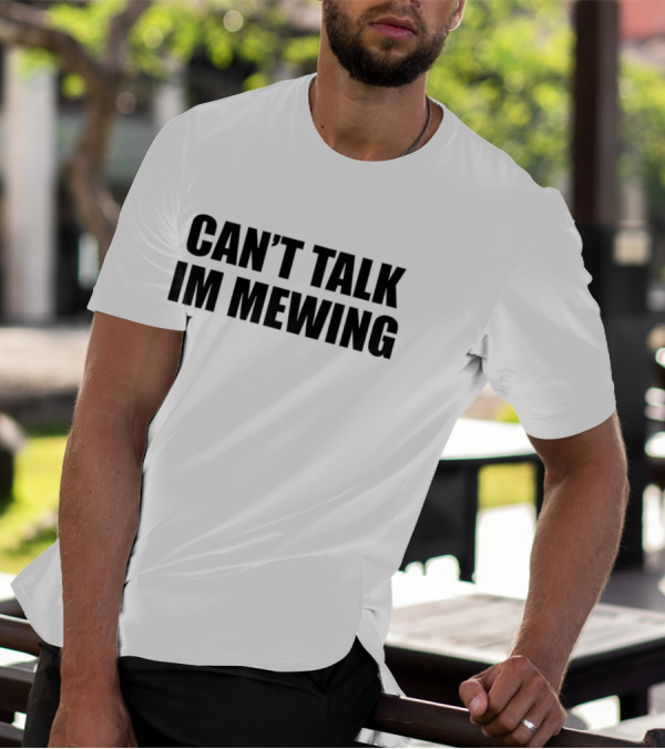 CAN'T TALK I'M MEWING MEN'S T-Shirt