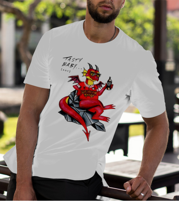 Wrexham Lager Dragon Tasty Baby Cool Style Image T-Shirt