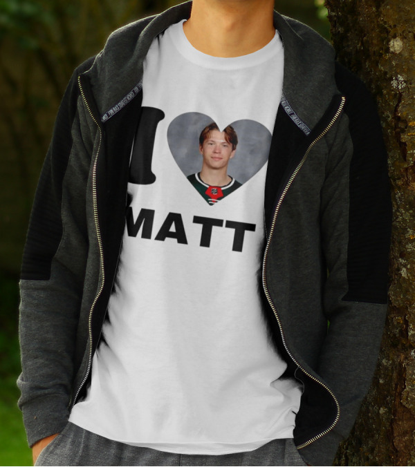 I Heart Matt Boldy Fan Love T-Shirt