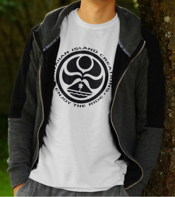 Hawaiian Island Creations Surfing Logo Enjoy The Ride T-Shirt