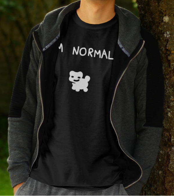 IM NORMAL Cartoon Animal T-Shirt