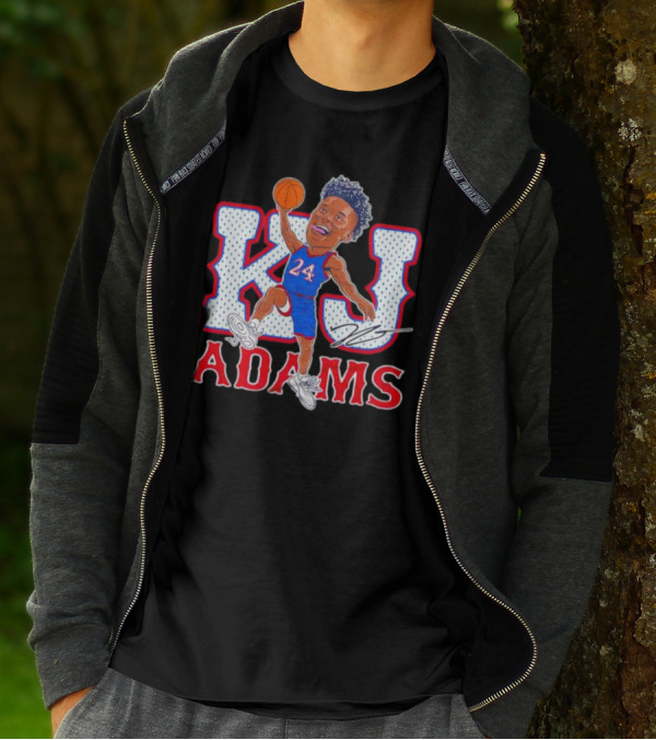 KJ Adams 24 Basketball Dunking Signature T-Shirt