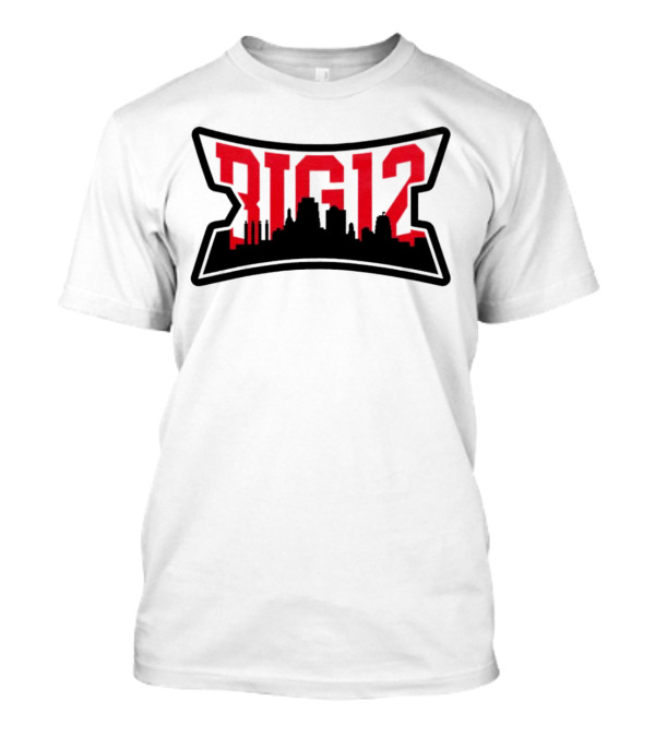 Big 12 Conference Kansas City Skyline T-Shirt