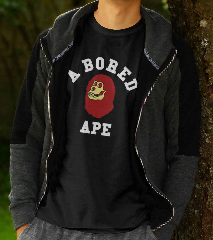 A Bored Ape Red Skull T-Shirt