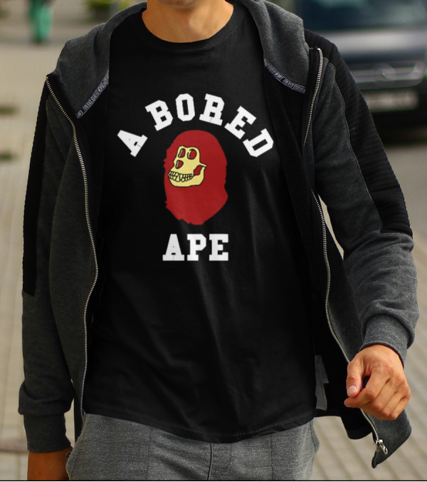 A Bored Ape Red Skull T-Shirt