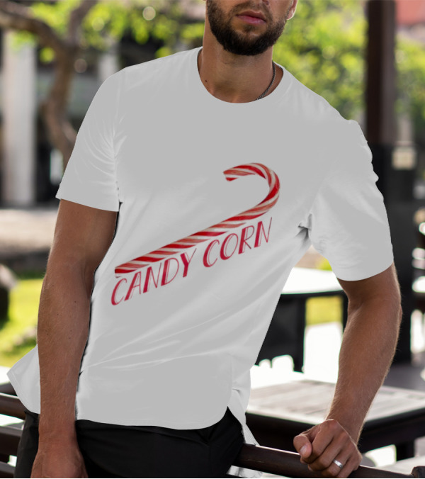 Candy Corn Candy Cane Mischief T-Shirt