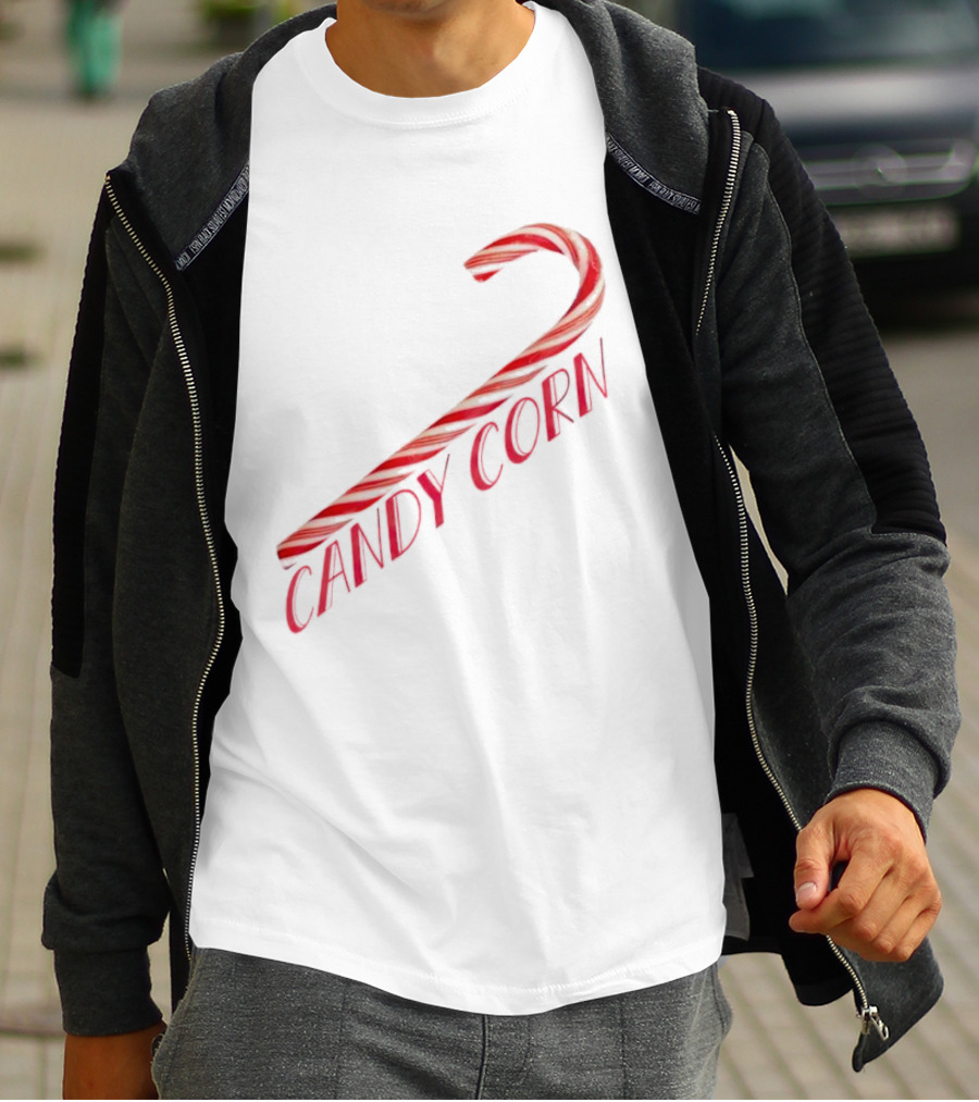 Candy Corn Candy Cane Mischief T-Shirt