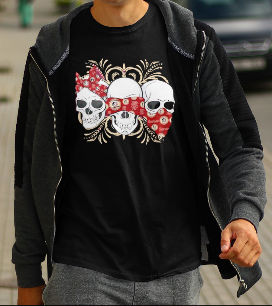 FSU Skull Gang Bandana Trio T-Shirt