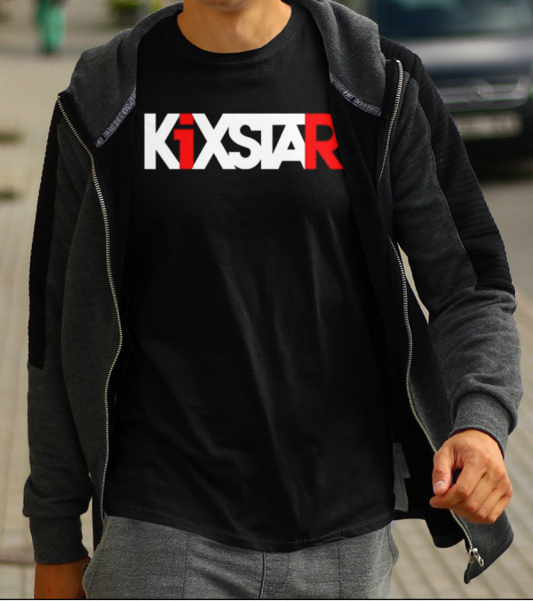 Kixstar Gaming Inspired Red And White T-Shirt