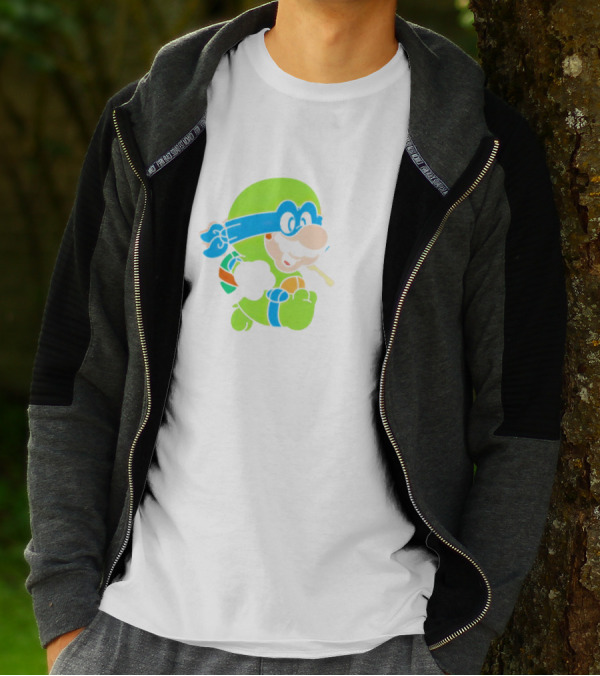 Super Mario Leo Bro Ninja Character T-Shirt