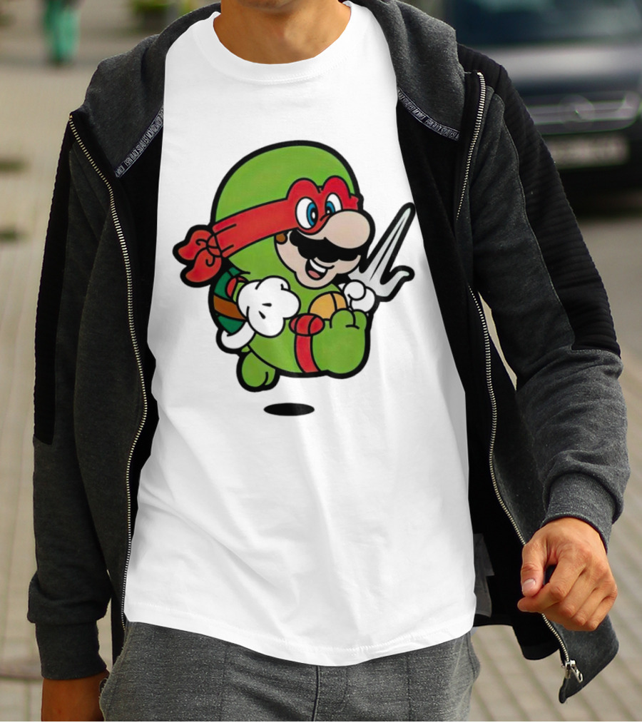 Super Mario Raph Ninja Bro Adventures T-Shirt
