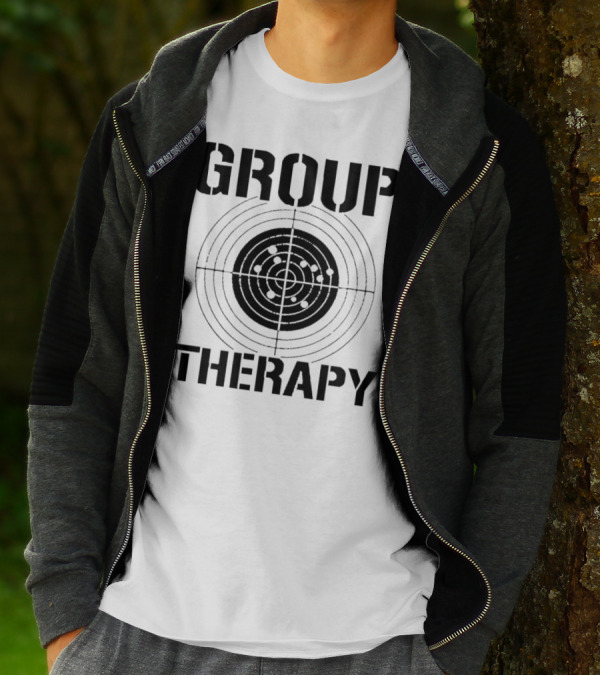 Group Therapy Bullseye Target Concentric Rings T-Shirt