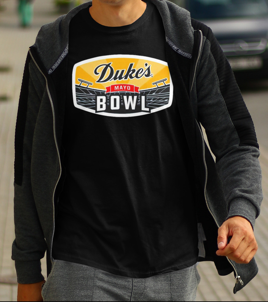 Duke’s Mayo Bowl Stadium Branding Football Event Merchandise T-Shirt