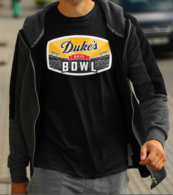 Duke’s Mayo Bowl Stadium Branding Football Event Merchandise T-Shirt