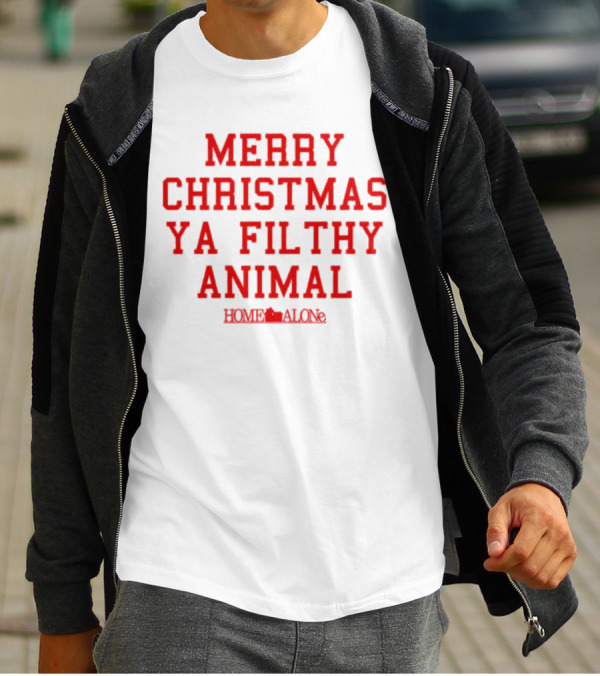 Merry Christmas Ya Filthy Animal Home Alone T-Shirt