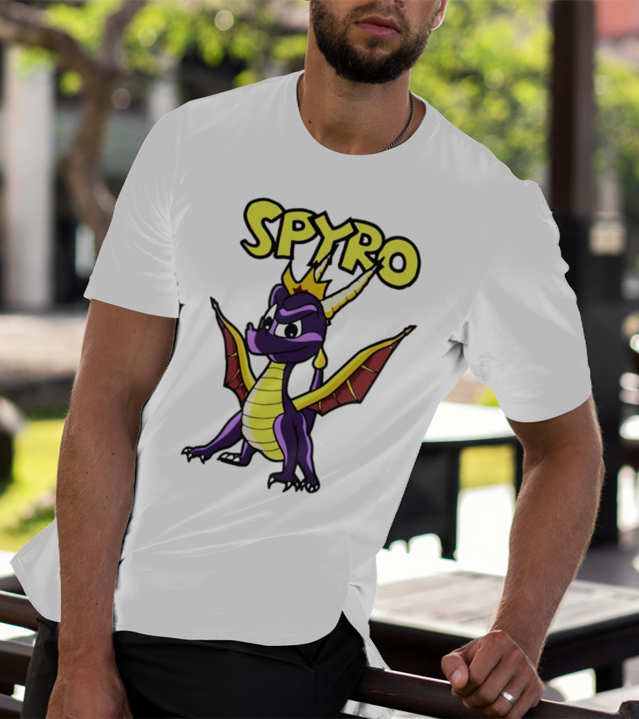 SPYRO The Dragon Hero With Crown And Wings T-Shirt