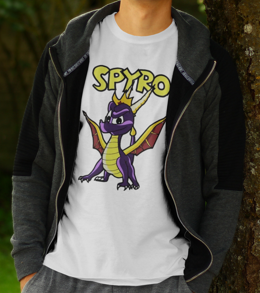 SPYRO The Dragon Hero With Crown And Wings T-Shirt