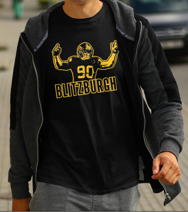 Trent Jordan Watt 90 Blitzburgh Pittsburgh Steelers T-Shirt