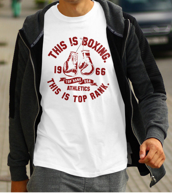 This Is Boxing 1966 Top Rank USA Athletics T-Shirt