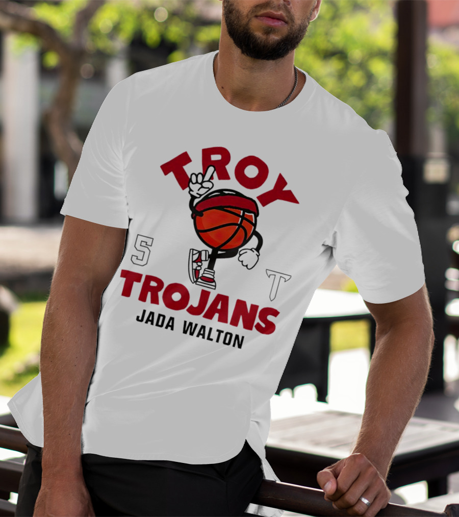 Troy Trojans Basketball Jada Walton NCAA Women's Basketball T-Shirt