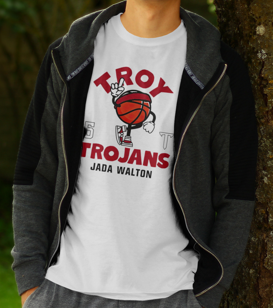 Troy Trojans Basketball Jada Walton NCAA Women's Basketball T-Shirt