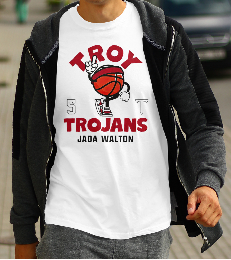 Troy Trojans Basketball Jada Walton NCAA Women's Basketball T-Shirt