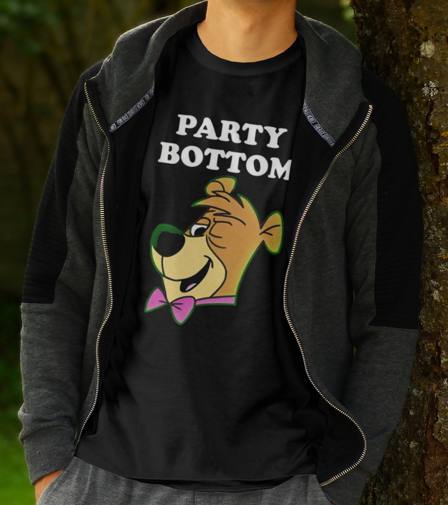 Party Bottom Yogi Bear Retro Bow Tie T-Shirt