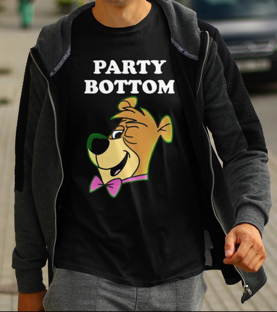 Party Bottom Yogi Bear Retro Bow Tie T-Shirt