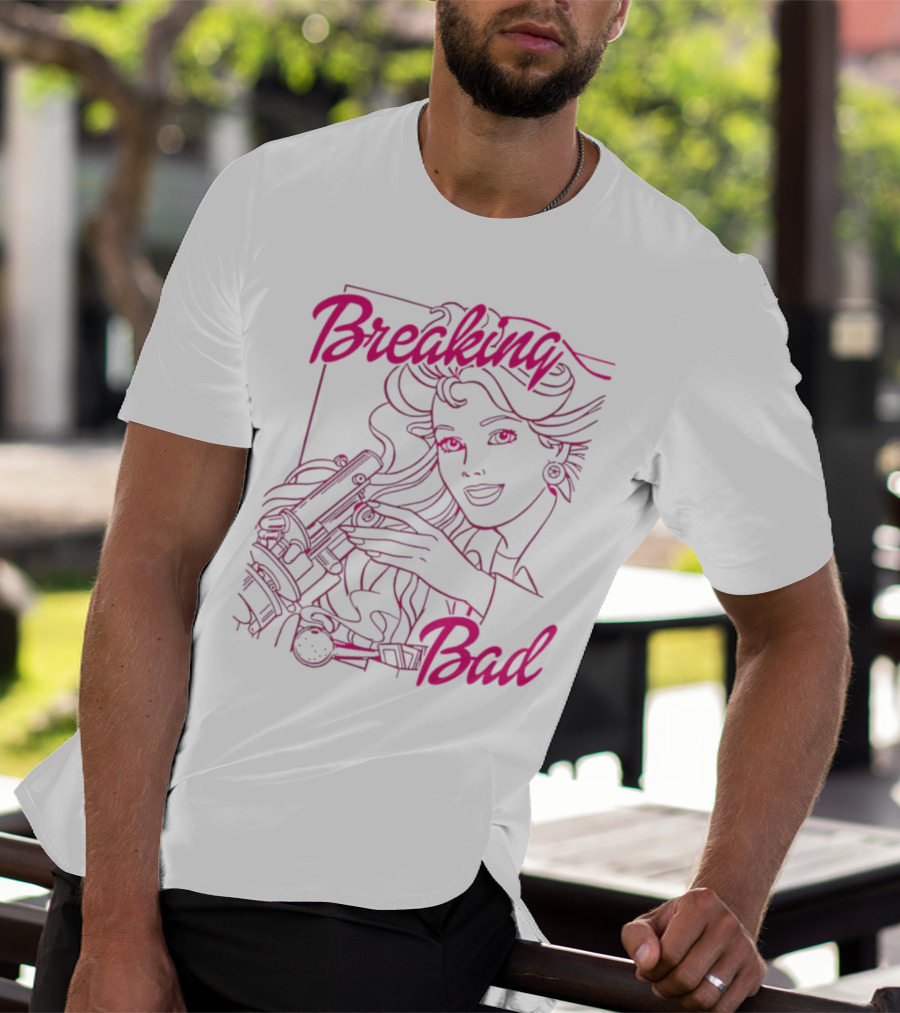 Breaking Bad Barbie Neon Sketch T-Shirt